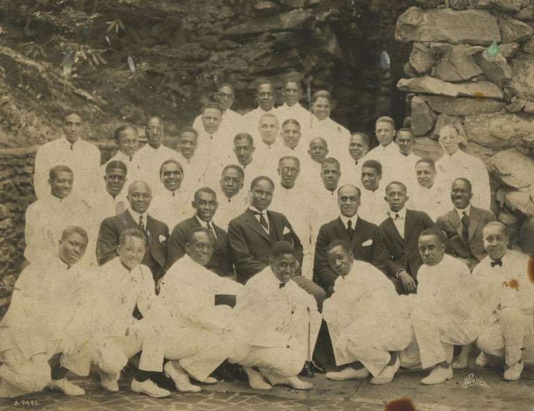 Item #List1738 Photograph of African-American Staff at Grove Park Inn, Asheville, North Carolina, c. 1910-1920. African-Americana - Business - North Carolina, Herbert W. Pelton.
