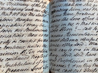 Item #List1812 A Collection of Twenty-Five Manuscript Sermons, 1776-1823 by Daniel Burhans of...