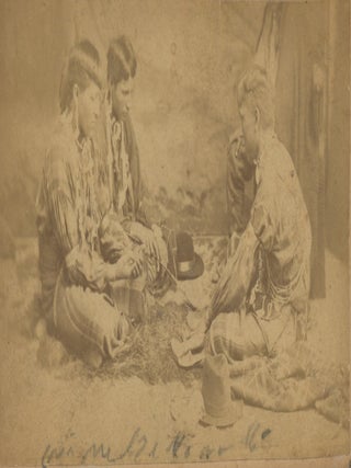 Item #List1915 Carte-de-Visite of Three Meskwaki Subjects in Mixed Attire, c. 1860s. American...