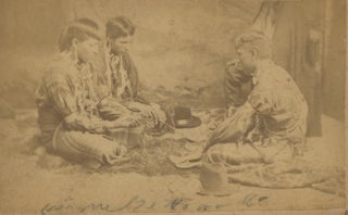 Item #List1915 Carte-de-Visite of Three Meskwaki Subjects in Mixed Attire, c. 1860s. American...