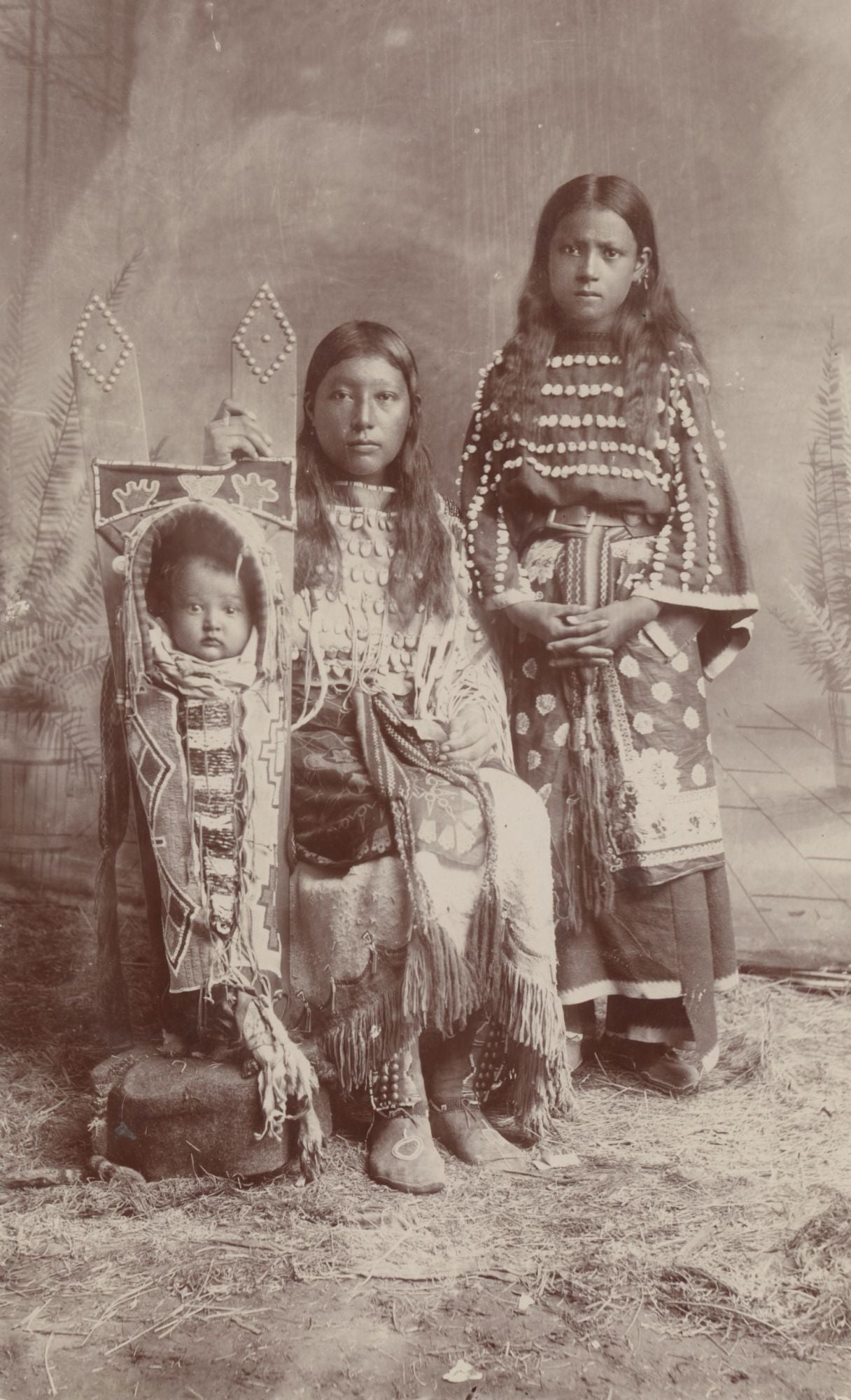 Collection of Thirty Original Photographs of Native American Subjects  Including Kiowa, Comanche and Wichita by the Lenny and Sawyers Photographic  Firm