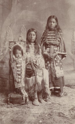 Collection of Thirty Original Photographs of Native American Subjects Including Kiowa, Comanche and Wichita by the Lenny and Sawyers Photographic Firm in Oklahoma Territory, c. 1890s-1900.