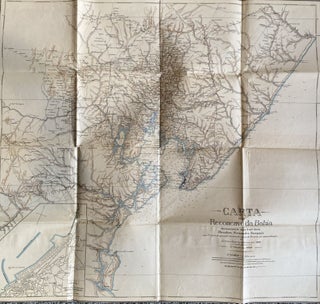 Item #List1922 Carta de Reconcavo de Bahia. Brazil - Cartography, Teodoro Sampaio, Afro-Brazilian...