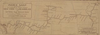 Item #List1923 Automobile Road from New York to Los Angeles via National Old Trails Road and its...