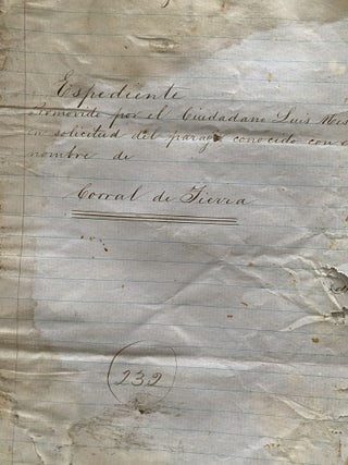 Gold-Rush-era Archive of Surveyor Edward Williams, including Thirteen Letters Written from Monterey in 1850, a Transcribed Copy of a Mexican Land Grant from 1834, and Notes Relating to his Work as a Surveyor.