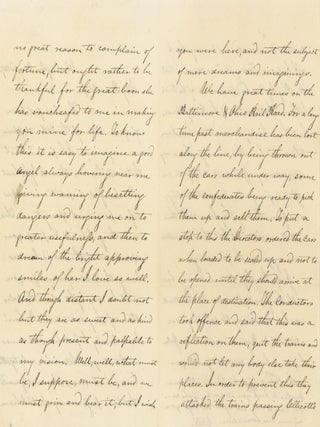Item #List2022 Autograph Letter, Signed, by James Denver as Commissioner of Indian Affairs to his...