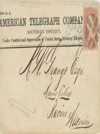 A Lengthy Letter Written to a Friend Describing a Fourth of July Spent in Charleston, South Carolina, in 1866, Describing a Parade of African-Americans Celebrating the Holiday and with Ruminations on the Author’s Love Life and Other Subjects.