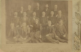 Item #List2113 Cabinet Card Photograph of the Staff of the Surveyor General’s Office in South...