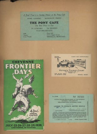 A Charming Scrapbook Documenting the Car-Buying Voyage of Albert Tyau from Honolulu to Detroit to Purchase a Plymouth Sedan in 1939.