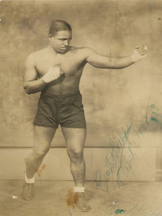 Item #List2502 Signed Portrait of the Boxer Cecil Phillips. African-American Photographers -...