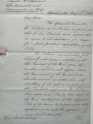Collection of Reports Addressed to Peter McQuhae From Various Figures in the British Foreign Office, on Subjects Including an Imminent Filibustering Attack on Cuba by a Pro-Slavery Organization from the Unted States; the Movements of a Slave Trading Brig’s Fishing Rights, Relations to Spain And Other Issues of Pressing Importance to British Interests in the Caribbean.