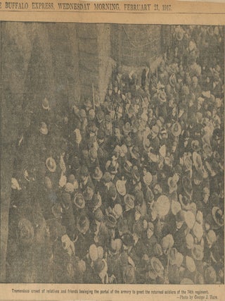 Scrapbook Documenting the Mexican Border Service Campaigns of 1916-1917, with an Unrecorded Map of the Campaign in Hidalgo County in 1916.
