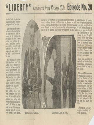 Scrapbook Documenting the Mexican Border Service Campaigns of 1916-1917, with an Unrecorded Map of the Campaign in Hidalgo County in 1916.