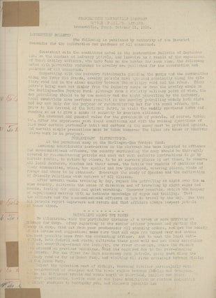 Scrapbook Documenting the Mexican Border Service Campaigns of 1916-1917, with an Unrecorded Map of the Campaign in Hidalgo County in 1916.