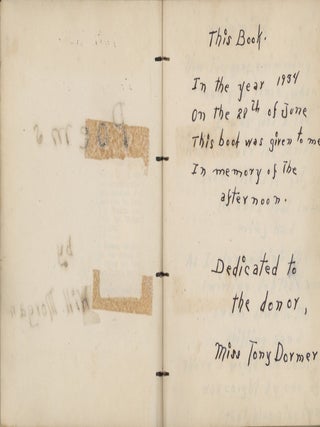 Poems by a Young Civilian Conservation Corps Member, Mainly about Life at The CCC’s Fort Knox Camp.