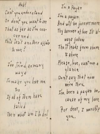 Poems by a Young Civilian Conservation Corps Member, Mainly about Life at The CCC’s Fort Knox Camp.