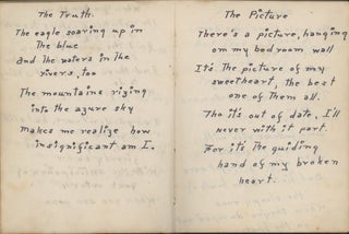 Poems by a Young Civilian Conservation Corps Member, Mainly about Life at The CCC’s Fort Knox Camp.