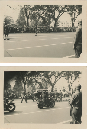 Collection of a Women’s Army Corps Technician Concerning VE Day, Reassignment to the Pacific Theater, and Processions for Roosevelt and Eisenhower, with Lyrical Descriptions of Paris on V-E Day.
