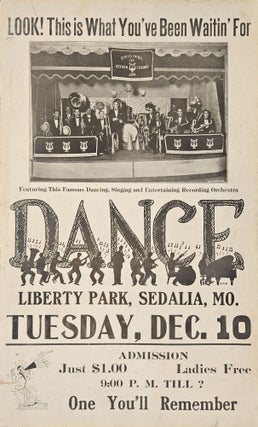 Item #List2808 “LOOK! This is What You’ve Been Waitin’ For”, Dance Night Featuring The...