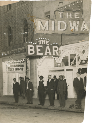 Item #List2810 Street View of Dance Halls in San Francisco’s Barbary Coast Neighborhood, c....