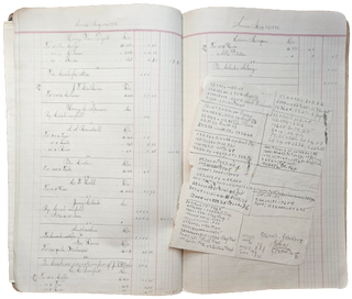 Cash Book of a Merchant Working in California, Oregon, and New Jersey, 1896.