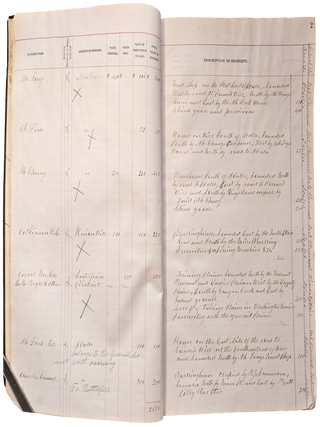 Item #List2834 Sears Township Assessment Ledger Book, 1880. California – Sierra County...