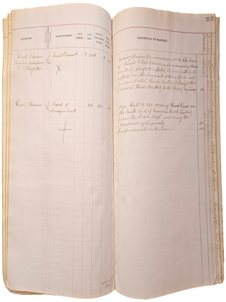 Sears Township Assessment Ledger Book, 1880.