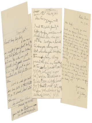Item #List2835 Archive of Correspondence of the Beauman Family and Friends, Concerning Their...