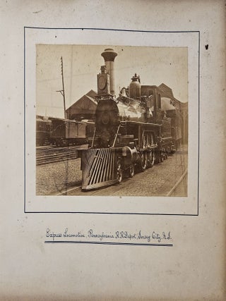 Photo Album Documenting an Irish Tourist's Trip to New York City in 1886.