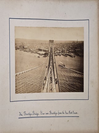 Photo Album Documenting an Irish Tourist's Trip to New York City in 1886.