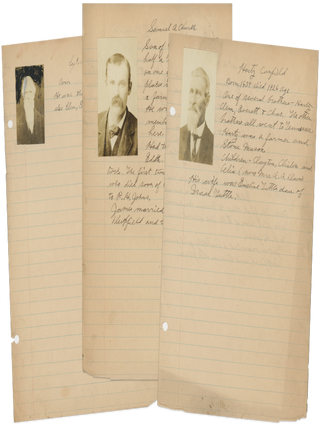 Item #List2858 Archive of an Amateur Historian’s Writings on Small-Town Ohio History, Including...