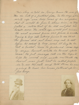 Archive of an Amateur Historian’s Writings on Small-Town Ohio History, Including His Family’s Settler Story and His Experience Teaching in Appalachian Ohio, and His Short Fiction Inspired by the Region.