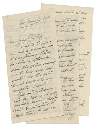 Correspondence, Notes, and Photographs of Euro-American Settlers of South Dakota Concerning Life and Times in the Dakota Territory c. 1884 and an Incident in the Early Political History of the State of South Dakota c. 1891.