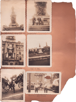 Scrapbook of an African-American Family’s 1947 Road Trip from New York Through Quebec’s Gaspé Peninsula.