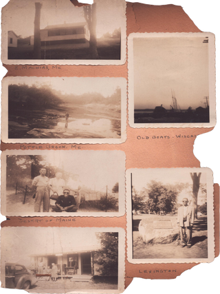 Scrapbook of an African-American Family’s 1947 Road Trip from New York Through Quebec’s Gaspé Peninsula.