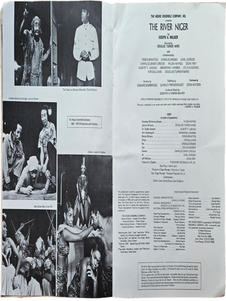 Booklet Advertising the Negro Ensemble Company’s Production of Joseph A. Walker’s The River Niger.