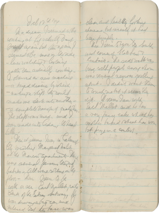 Early 1940s Dream Journal of an Anonymous Midwestern Woman.