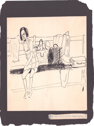 Portfolio of Drawings and Memoir Documenting a Forty-Day Internment at Ellis Island While Fleeing Nazi Persecution in 1941.
