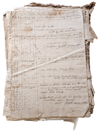 Logbook and Other Materials of William Higgins, Sea Captain from Bowdoinham, Maine, 1830–1898.
