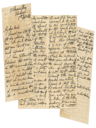 Item #List2990 Archive of Letters, with Some Photographs, of Scottish-Canadian Farmer James...