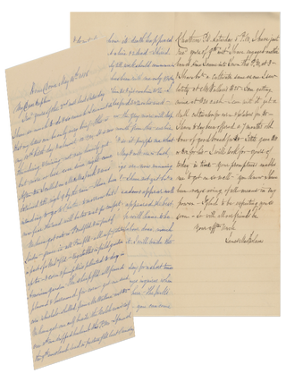 Archive of Letters, with Some Photographs, of Scottish-Canadian Farmer James Macfarlane and His Nephew Dr. Alexander Macfarlane, With Much Concerning Farming in Ontario and the Founding of the University of Dundee.