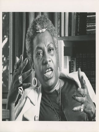 Item #List3007 1973 Press Photograph of African American Feminist Activist Florynce...