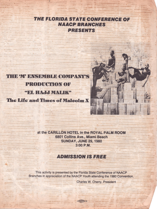 Item #List3013 The Florida State Conference of NAACP Branches Presents The ‘M’ Ensemble...