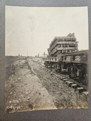 Photo Album Documenting the Havana Central Railroad Company Building Its Line from Havana to Guanajay in 1906.