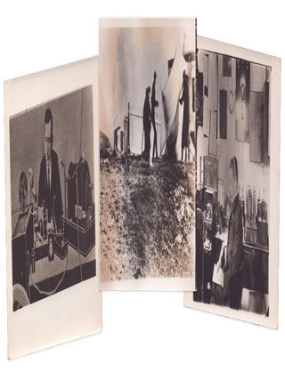 Seven Press Photographs of Italian Inventor Guglielmo Marconi, with a 1902 Article about Him from The Century Magazine.