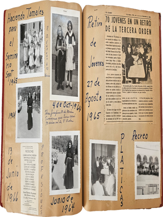 Scrapbook of Material from Our Lady of Guadalupe in Ciudad Juárez, Mexico, 1930s–1960s.
