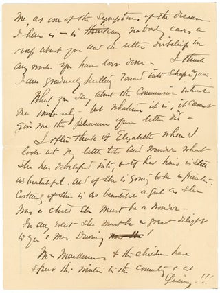 Three Letters to Thomas Dewing, 1902-1910.
