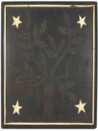 Item #List308 A Civil War Soldier’s Carved Wooden Folk Art Memorial to his Service in the Union...