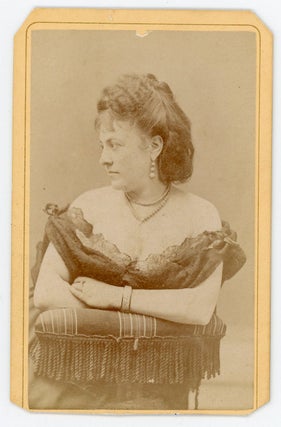 Item #List309 Carte-de-Visite of Pauline Cushman. Civil War, Sutterley, Co, Women, Pauline Cushman