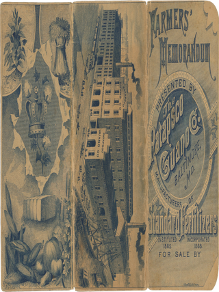 Item #List3133 Farmers’ Memorandum Presented By The Patapsco Guano Co., Baltimore, MD.....